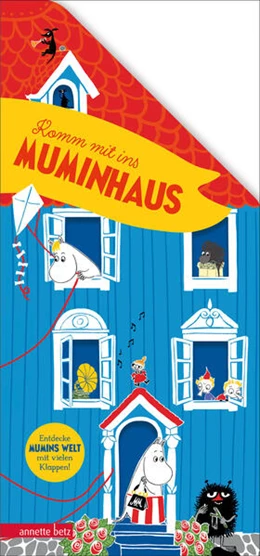 Abbildung von Komm mit ins Muminhaus - Das Pappbilderbuch über das Zuhause der Muminfamilie. Mit vielen Klappen zum Suchen und Entdecken für Kinder ab 3 Jahren. | 1. Auflage | 2025 | beck-shop.de