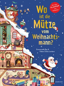 Abbildung von Rey | Wo ist die Mütze vom Weihnachtsmann? - Pappbilderbuch mit Klappen ab 3 Jahren. Weihnachtliches Mitmachbuch voller Überraschungen. | 1. Auflage | 2025 | beck-shop.de