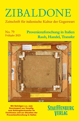 Abbildung von Bremer / Cazzola | Provenienzforschung in Italien. Raub, Handel, Transfer | 1. Auflage | 2025 | beck-shop.de