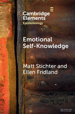 Abbildung von Stichter / Fridland | Emotional Self-Knowledge | 1. Auflage | 2025 | beck-shop.de