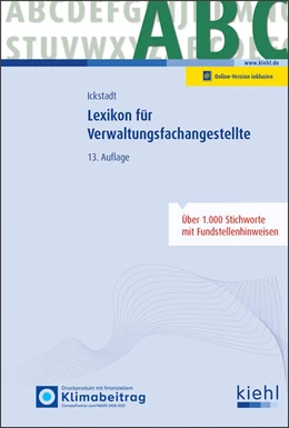 Abbildung von Ickstadt | Lexikon für Verwaltungsfachangestellte (Online Version) | 13. Auflage | 2025 | beck-shop.de