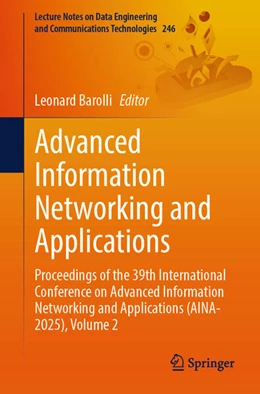 Abbildung von Barolli | Advanced Information Networking and Applications | 1. Auflage | 2025 | beck-shop.de