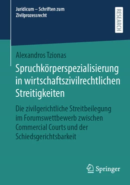 Abbildung von Tzionas | Spruchkörperspezialisierung in wirtschaftszivilrechtlichen Streitigkeiten | 1. Auflage | 2025 | beck-shop.de