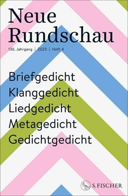 Abbildung von Lentz | Neue Rundschau 2025/4 | 1. Auflage | 2025 | beck-shop.de