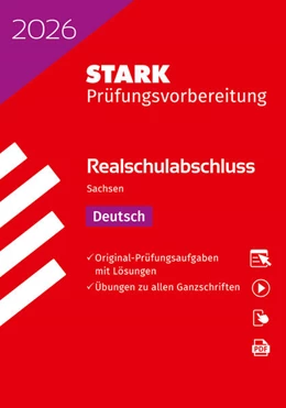 Abbildung von STARK Deutsch - Realschulabschluss 2026 Sachsen - Prüfungsvorbereitung | 31. Auflage | 2025 | beck-shop.de