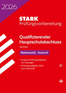 Abbildung von STARK Mathematik, Deutsch - Qualifizierender Hauptschulabschluss 2026 Sachsen - Prüfungsvorbereitung | 16. Auflage | 2025 | beck-shop.de