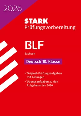 Abbildung von STARK Deutsch 10. Klasse - BLF Gymnasium 2026 Sachsen - Prüfungsvorbereitung | 21. Auflage | 2025 | beck-shop.de