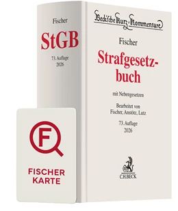 Abbildung von Fischer StGB Chat-Book 2026 | 73. Auflage | 2026 | Band 10 | beck-shop.de