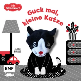 Abbildung von Baruzzi / Ickler | Kontrastbuch für Babys mit Fingerpuppe: Guck mal, kleine Katze | 1. Auflage | 2025 | beck-shop.de