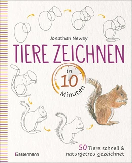 Abbildung von Newey | Tiere zeichnen in 10 Minuten. 50 Tiere schnell und naturgetreu gezeichnet | 1. Auflage | 2025 | beck-shop.de