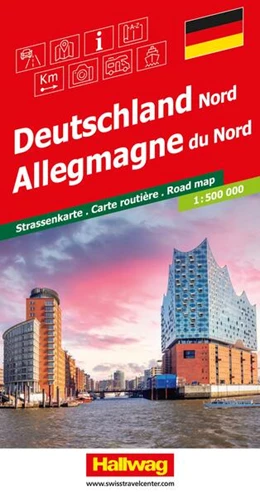 Abbildung von Hallwag Strassenkarte Deutschland Nord 1:500.000 | 3. Auflage | 2025 | beck-shop.de