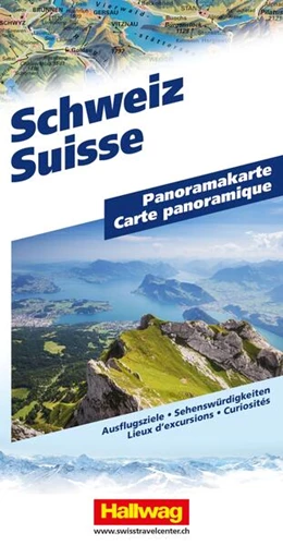Abbildung von Hallwag Panoramakarte Schweiz | 3. Auflage | 2025 | beck-shop.de