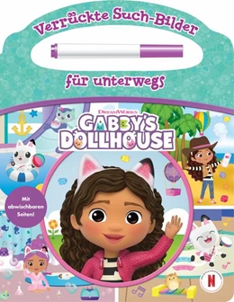Abbildung von Phoenix International Publications Germany GmbH | Gabby's Dollhouse - Verrückte Such-Bilder für unterwegs - Wimmelbuch - Pappbilderbuch mit Stift und abwischbaren Seiten ab 3 Jahren | 1. Auflage | 2025 | beck-shop.de