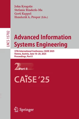 Abbildung von Krogstie / Rinderle-Ma | Advanced Information Systems Engineering | 1. Auflage | 2025 | beck-shop.de