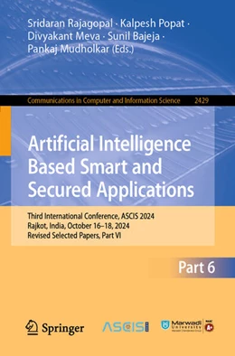 Abbildung von Rajagopal / Popat | Artificial Intelligence Based Smart and Secured Applications | 1. Auflage | 2025 | beck-shop.de