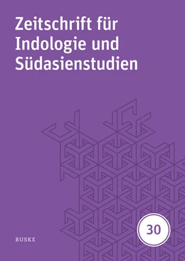 Abbildung von Oberlies / Harder | Zeitschrift für Indologie und Südasienstudien 30 | 1. Auflage | 2025 | beck-shop.de