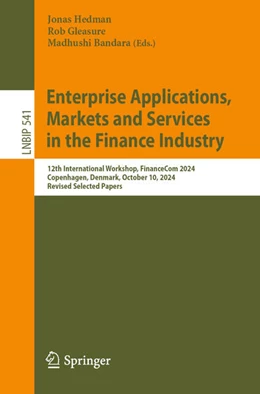 Abbildung von Hedman / Gleasure | Enterprise Applications, Markets and Services in the Finance Industry | 1. Auflage | 2025 | beck-shop.de