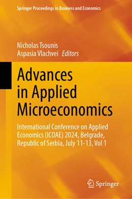 Abbildung von Tsounis / Vlachvei | Advances in Applied Microeconomics | 1. Auflage | 2025 | beck-shop.de