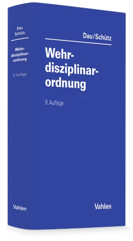 Abbildung von Dau / Schütz | Wehrdisziplinarordnung | 9. Auflage | 2026 | beck-shop.de