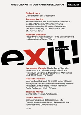 Abbildung von Verein für kritische Gesellschaftswissenschaften e. V. / Konicz | exit! Krise und Kritik der Warengesellschaft | 1. Auflage | 2025 | beck-shop.de