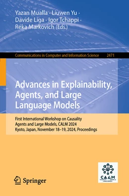 Abbildung von Mualla / Yu | Advances in Explainability, Agents, and Large Language Models | 1. Auflage | 2025 | beck-shop.de