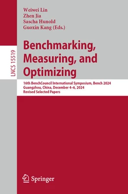 Abbildung von Lin / Jia | Benchmarking, Measuring, and Optimizing | 1. Auflage | 2025 | beck-shop.de
