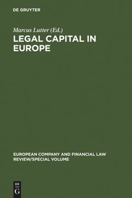 Abbildung von Lutter | Legal Capital in Europe | 1. Auflage | 2006 | 1 | beck-shop.de