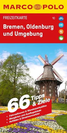 Abbildung von MARCO POLO Freizeitkarte 10 Bremen, Oldenburg und Umgebung 1:100.000 | 3. Auflage | 2025 | beck-shop.de