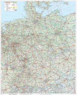 Abbildung von MARCO POLO Große Deutschlandkarte mit Ländergrenzen, plano in Hülse | 5. Auflage | 2025 | beck-shop.de