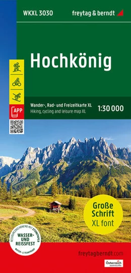 Abbildung von Freytag & Berndt | Hochkönig, Wander-, Rad- und Freizeitkarte XL 1:30.000, freytag & berndt, WKXL 3030 | 1. Auflage | 2025 | beck-shop.de