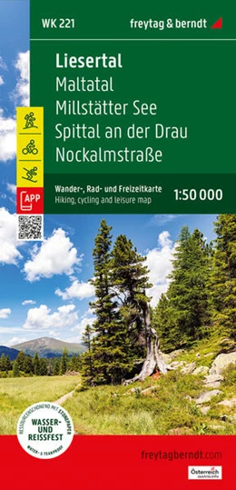Abbildung von Freytag & Berndt | Liesertal, Wander-, Rad- und Freizeitkarte 1:50.000, freytag & berndt, WK 221 | 1. Auflage | 2025 | beck-shop.de