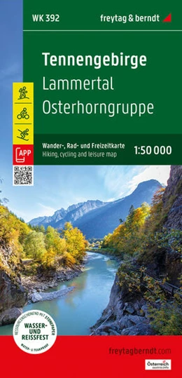 Abbildung von Freytag & Berndt | Tennengebirge, Wander-, Rad- und Freizeitkarte 1:50.000, freytag & berndt, WK 392 | 1. Auflage | 2025 | beck-shop.de