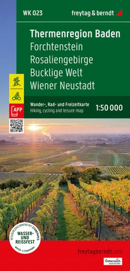 Abbildung von Freytag & Berndt | Thermenregion Baden, Wander-, Rad- und Freizeitkarte 1:50.000, freytag & berndt, WK 023 | 1. Auflage | 2025 | beck-shop.de