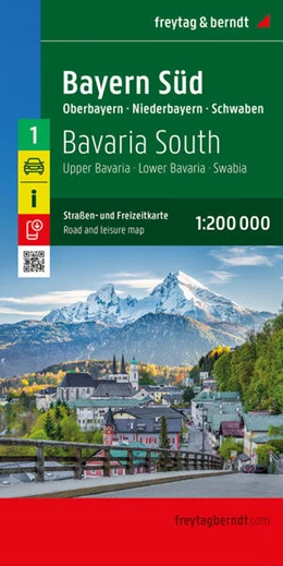 Abbildung von Freytag & Berndt | Bayern Süd, Straßen- und Freizeitkarte 1:200.000, freytag & berndt | 1. Auflage | 2025 | beck-shop.de