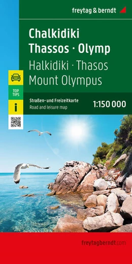 Abbildung von Freytag & Berndt | Chalkidiki - Thasos - Olymp, Straßen- und Freizeitkarte 1:150.000, freytag & berndt | 1. Auflage | 2025 | beck-shop.de
