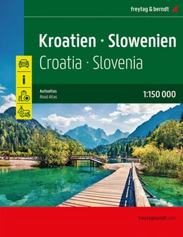 Abbildung von Freytag & Berndt | Kroatien - Slowenien, Autoatlas 1:150.000, freytag & berndt | 1. Auflage | 2025 | beck-shop.de