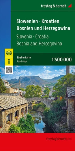 Abbildung von Freytag & Berndt | Slowenien - Kroatien - Bosnien und Herzegowina, Straßenkarte 1:500.000, freytag & berndt | 1. Auflage | 2025 | beck-shop.de