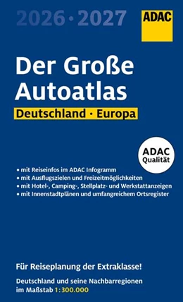 Abbildung von ADAC Der Große Autoatlas 2026/2027 Deutschland und seine Nachbarregionen 1:300.000 | 26. Auflage | 2025 | beck-shop.de