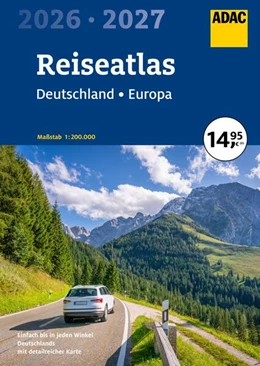 Abbildung von ADAC Reiseatlas 2026/2027 Deutschland 1:200.000, Europa 1:4,5 Mio. | 17. Auflage | 2025 | beck-shop.de