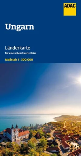 Abbildung von ADAC Länderkarte Ungarn 1:300.000 | 7. Auflage | 2025 | beck-shop.de