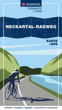 Abbildung von KOMPASS Fahrrad-Tourenkarte Neckartal-Radweg 1:50.000 | 2. Auflage | 2025 | beck-shop.de