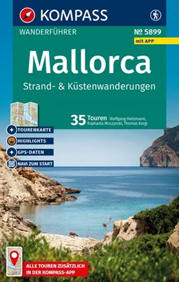 Abbildung von Heitzmann / Moczynski | KOMPASS Wanderführer Mallorca Strand- und Küstenwanderungen, 35 Touren mit Extra-Tourenkarte | 1. Auflage | 2025 | beck-shop.de