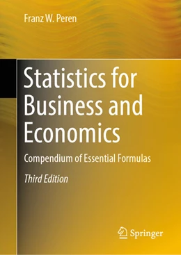 Abbildung von Peren | Statistics for Business and Economics | 3. Auflage | 2025 | beck-shop.de