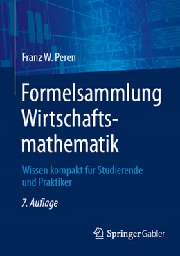 Abbildung von Peren | Formelsammlung Wirtschaftsmathematik | 7. Auflage | 2025 | beck-shop.de