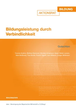 Abbildung von vbw – Vereinigung der Bayerischen Wirtschaft e.V. | Bildungsleistung durch Verbindlichkeit | 1. Auflage | 2025 | beck-shop.de