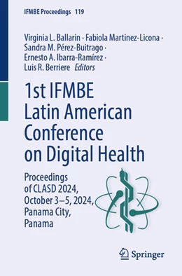 Abbildung von Ballarin / Martinez-Licona | 1st IFMBE Latin American Conference on Digital Health | 1. Auflage | 2025 | beck-shop.de