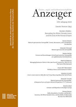 Abbildung von Österreichische Akademie Der Wissenschaften | Geistes-, sozial- und kulturwissenschaftlicher Anzeiger - Zeitschrift der philosophisch-historischen Klasse der Österreichischen Akademie der Wissenschaften, 159. Jahrgang (2024) | 1. Auflage | 2025 | beck-shop.de