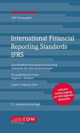 Abbildung von Institut der Wirtschaftsprüfer in Deutschland e. V. | International Financial Reporting Standards IFRS, 2024 mit MAIK (AI) | 17. Auflage | 2025 | beck-shop.de