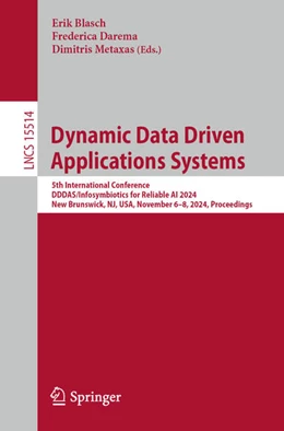 Abbildung von Blasch / Darema | Dynamic Data Driven Applications Systems | 1. Auflage | 2025 | beck-shop.de