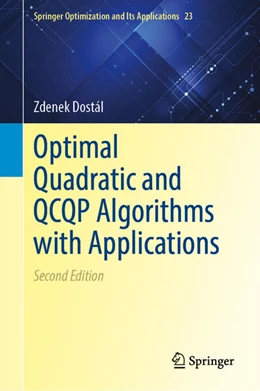 Abbildung von Dostál | Optimal Quadratic Programming and QCQP Algorithms with Case Studies | 2. Auflage | 2025 | beck-shop.de